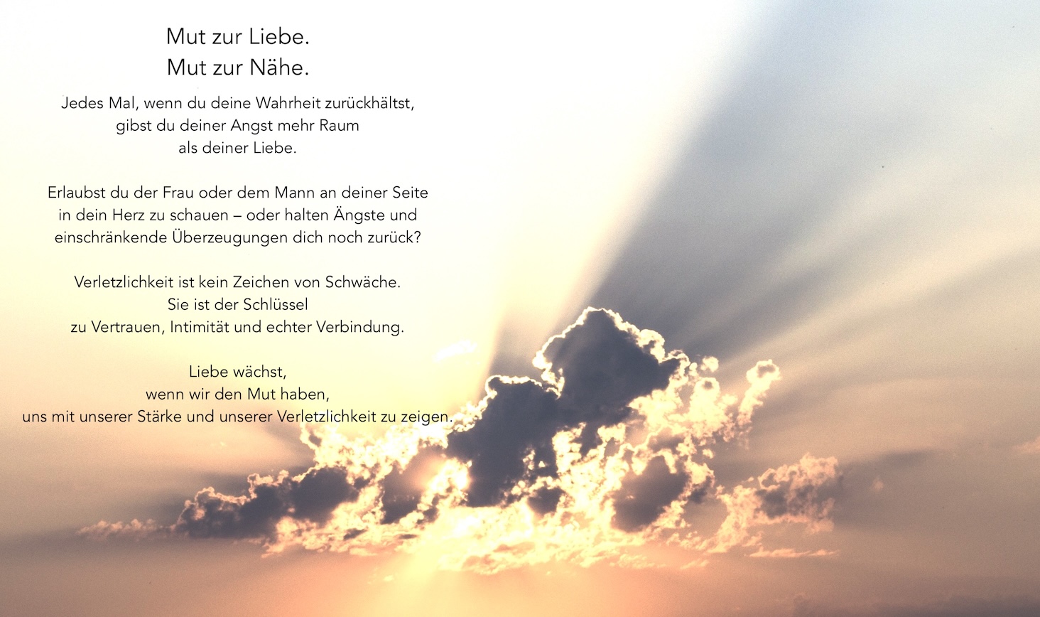 Liebe und Verletzlichkeit